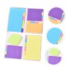 MAGICLULU 2pcs Sticky Memo Pad and Index Tabs Notebook for