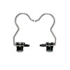 Qishi Stainless Steel Portable Laundry Hook Hanging Clips (10-Clips)