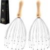 USAGA 28 Finger Head Scratcher, Massager, Scalp Massager for Body...