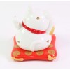 Cal mart gifts Small White Beckoning Fortune Happy Cat Maneki
