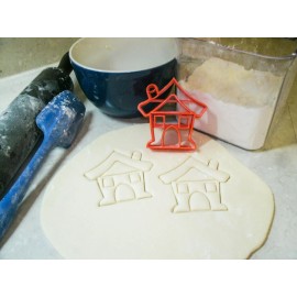 AJT SCHOOLHOUSE SCHOOL HOUSE WHIMSICAL KIDS CARTOON STYLE COOKIE CUTTER USA PR997