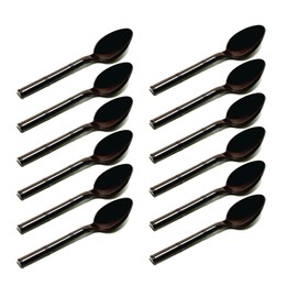 Cubii Health Virtually Unbreakable Utensils, Durable, and Comfortable Silverware, Better Handling, Multi-Use Spoons, Dishwasher Safe, Tablespoon, Teaspoon, Stain Resistant, BPA Free, Pack of 12