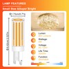 Megereet G9 LED Bulb Dimmable,75W 80W Halogen Equivalent, 120v 8W