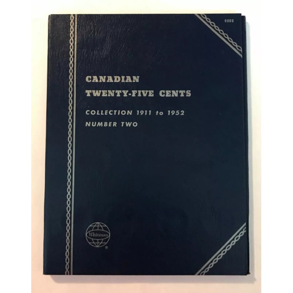 WHITMAN CANADIAN QUARTER #2 (1911-1952) #9068 COIN FOLDER BY WHITMAN