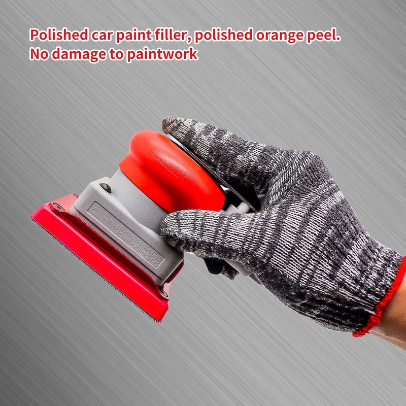 DATOUBOSS Random Orbit Sander Square Pneumatic Palm Air Sander for