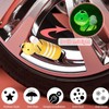 4Pack Rabbit Tire Valve Stem Caps Rabbit Car Accessories Aluminum