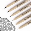 Toptime Fineliner Pens, 6 Pack Micro Pen Black Fine Tips
