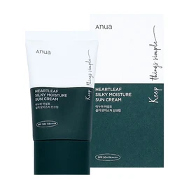 Anua Silky Moisture Sunscreen 50ml x 2 A moisturizing sunscreen without white cast. / 아누아 어성초 실키 모이스처 선크림 50ml x 2개 백탁없는 촉촉한선크림