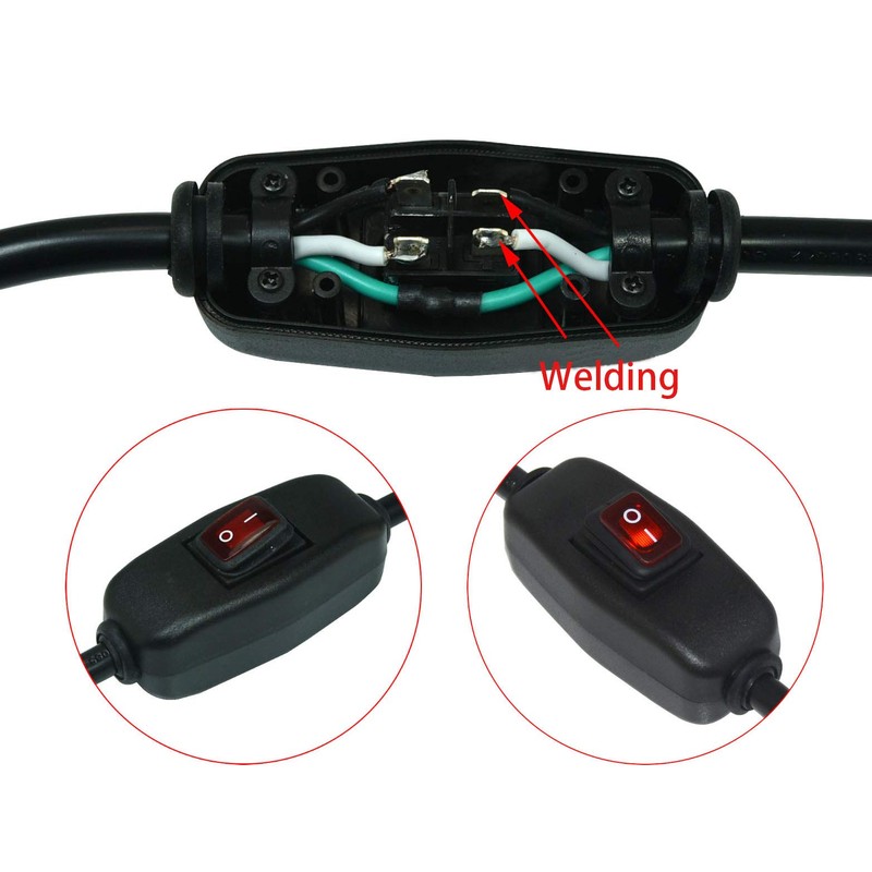 6ft 18 Gauge 3 Prong Heavy Duty Replacement Power Supply