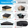 Toscoco 4x4 Heavy Duty Aluminium Pyramid Post Caps for Actual