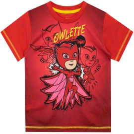 PJ Masks Boys Owlette Short Pyjamas Red Age 2 to3 Years