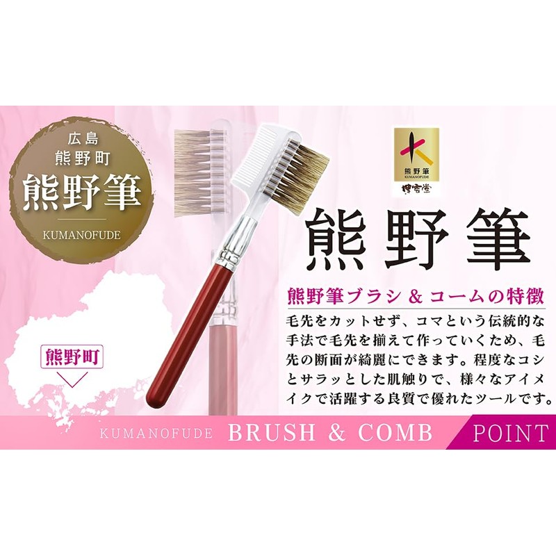 Hakuundou Kumano Brush Eyeshadow Brush Nose Shadow Concealer Brush Makeup