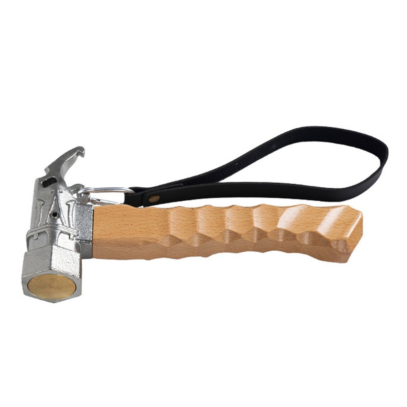 Camping Hammer Stainless Steel Tent Hammer Shock Absorbing Head Ergonomic