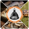 Reptile Light Fixture,7inch Deep Dome Reptile Light Fixture with 3/6/12
