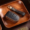 Genuine Leather Remote Key Fob Case Protector Cover Holder Fit