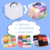 Dennty Needle Felt Kit 72 Colors Wool Roving Yarn Natural