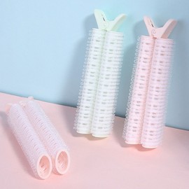 Root Volume Hair Roller Clips for Bangs and Partings Setting Brown 5ea