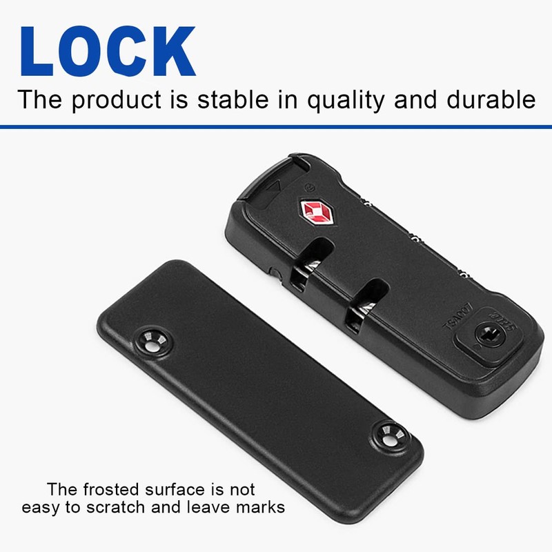 Reccisokz 2 Piece Luggage Security Lock, TSA Suitcase Lock, TSA
