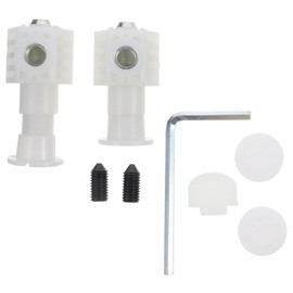 Tofficu 1 Set Toilet Screw Replacement Kit Side Mount Design for Easy Installation Compatible with Standard Toilets Durable and Reliable Wall Fixing