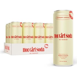 Hot Girl Soda - Raspberry Lemonade - 12 Pack