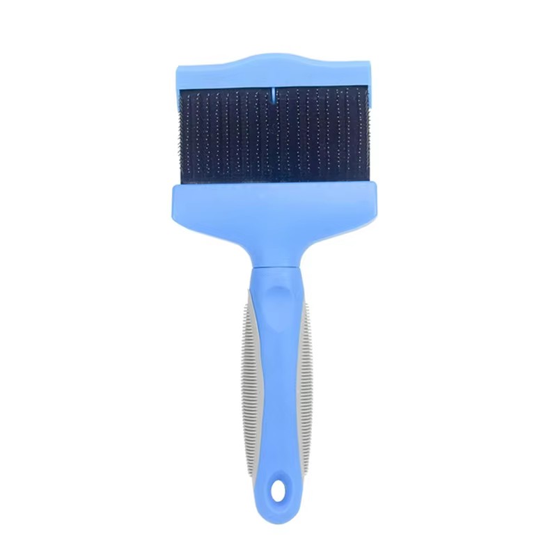 Dog Deshedding Brush – Double Sided Pet Hair Trimmer Comb,