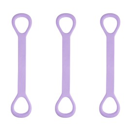 3pcs Figure 8 Fitness Resistance Band with Handle Women, Multifunction Tension Elastic Rope Stretch Exercise Band for Home Workout Arm Back Chest Training for Yoga Pilate Equipment