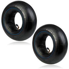 SPARES2GO Inner Tube 4.00x5 330x100 Wheel Barrow Trailer Mobility Scooter Cart Pneumatic x 2