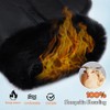 Men Winter Mittens Shearling Sheepskin Mittens Warm Fur Lined Mittens