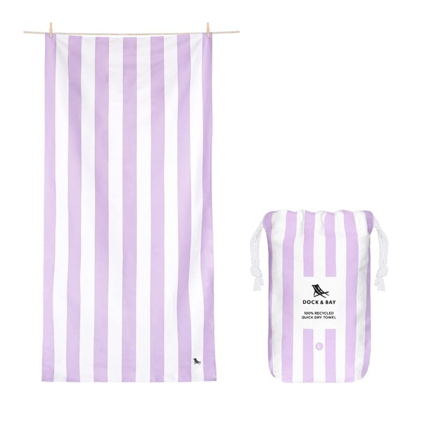 Dock & Bay Beach Towel - Quick Dry, Sand Free