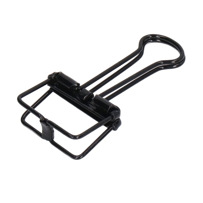 80Pcs Hollow Binder Clips 0.7in Sturdy Metal Hollow Out Strong