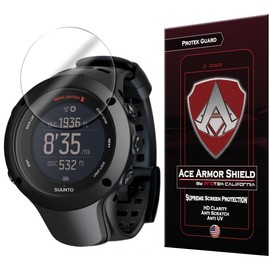 Ace Armor Shield Shatter Resistant Screen Protector for The Suunto Ambit 2 R Smart Watch with Free Lifetime Replacement Warranty