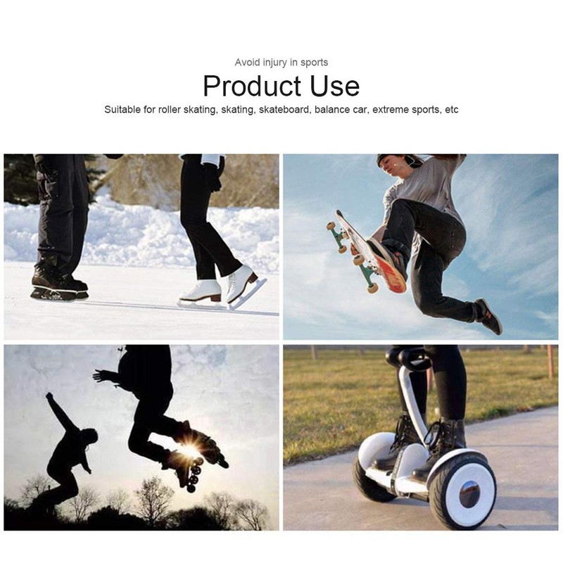 Keenso 1 par de Muñequera de Mano Skateboard,Soporte de Muñeca