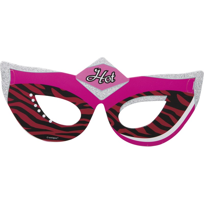 Unique Party 62162 - Hen Party Masks, Assorted Pack of