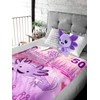 Frazada Ajolote y Peluche Cobija Billete $50 Polar Individual