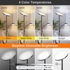 OUTON LED Floor Lamp, 27W/2400LM Modern Torchiere Lamp & 7W/