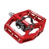 MZYRH MTB Mountain Bike Pedals 3 Bearing Flat Platform Compatible