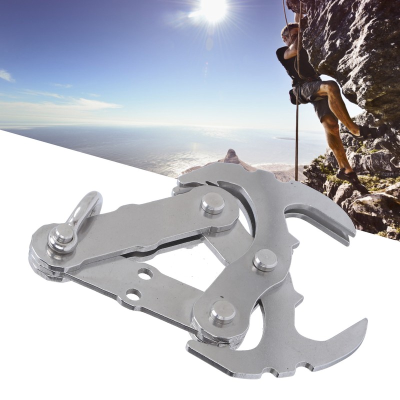 Grappling Hook Reliable Portable Durable Stainless Steel Outdoor Survival Claw