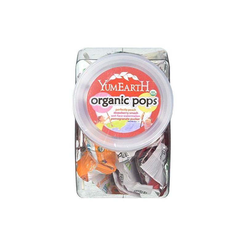 Yummy Earth Lollipops, Organic Assorted Flavors, 30 ea