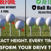 Pro Golf Tee Height Adjuster,Precise & Easy Golf Tee Setting