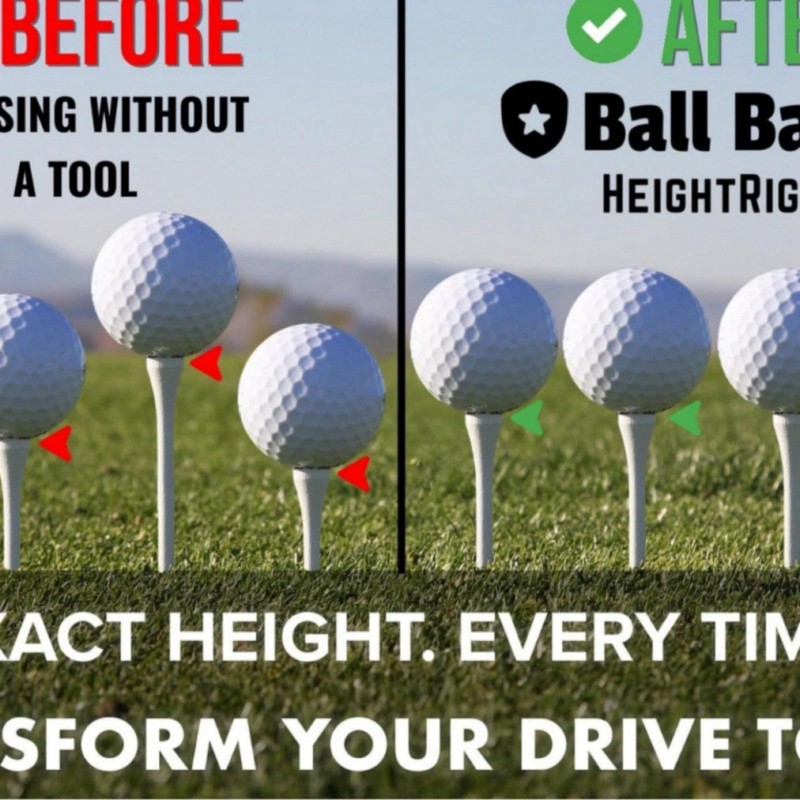Pro Golf Tee Height Adjuster,Precise & Easy Golf Tee Setting