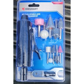 Unbranded Mini Air Straight Die Grinder Kit 1/4" & 1/8" Collets Air Compressor Tool 13 pc