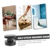 SHINEOFI Self Stick Suction Cup Handle Bar for Bathroom Shower