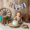 My First Rodeo Decorations,Cowboy First Birthday High Chair Banner,First Rodeo