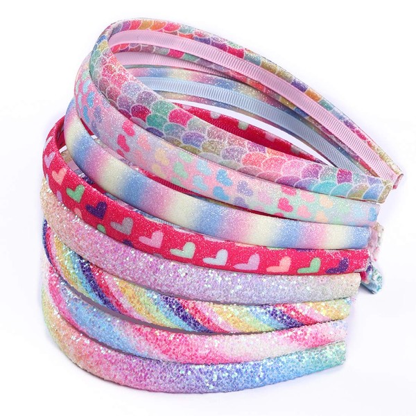 Rainbow Headbands 8 Pcs Sweet Hairband Children Head Bands For