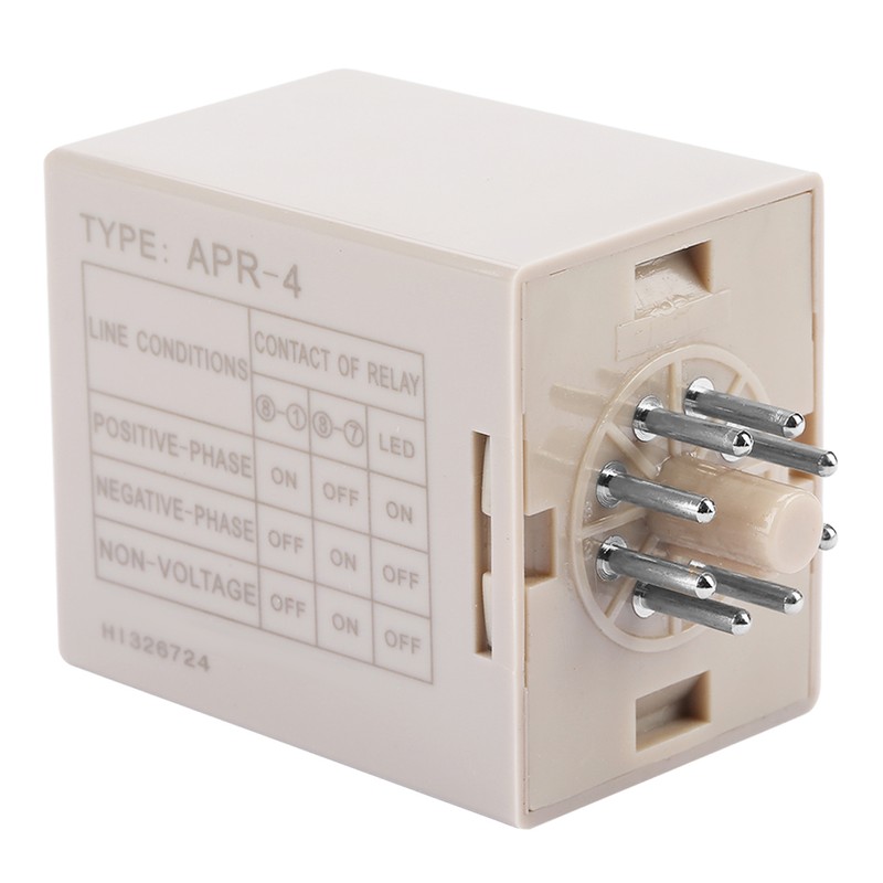 APR-4 Phase Loss Reverse Protection Relay Phase Sequence Controller 10A