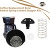 Coffee Machine Brew Basket Bottom Spring Loaded Stopper Kits Replacement