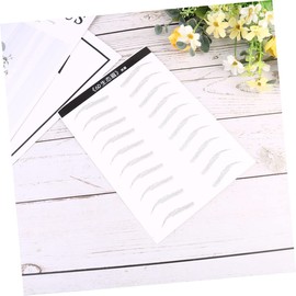 Housoutil 4sheets Eyebrow Stickers Hair-like Simulation Eyebrows for Women Easy Application for Unique Styles for Sparse No