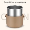 Stainless Steel Lunch Container Round Shape Lightweight Insulation Compact Lunch