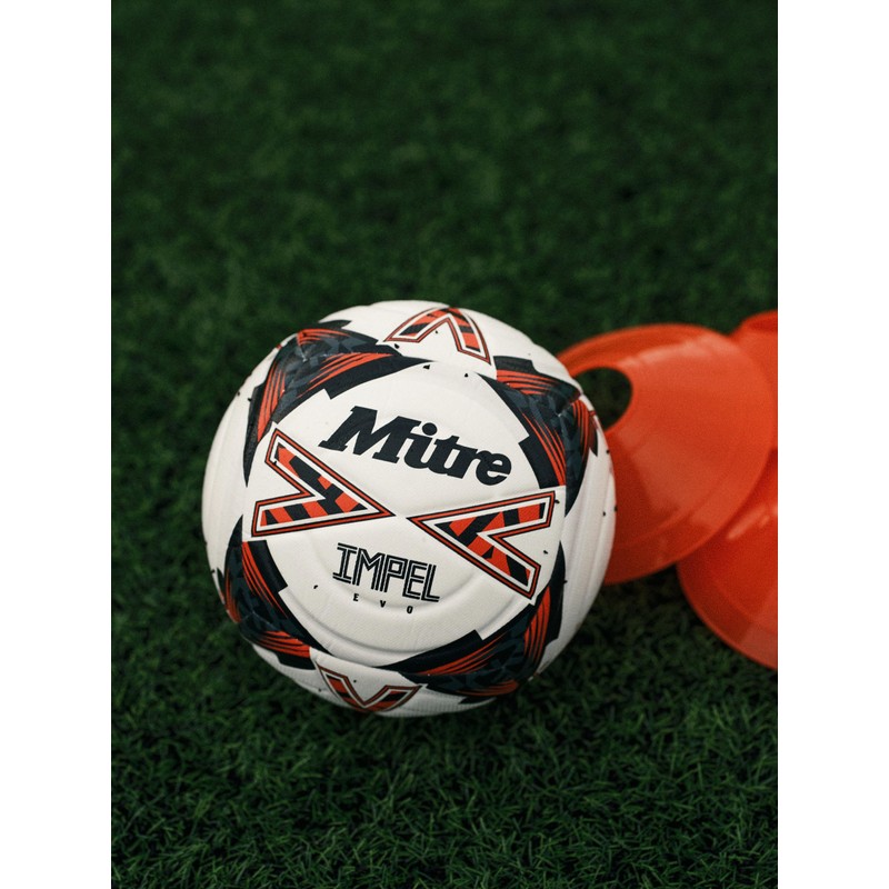 Mitre Impel Evo Football | Durable Training Ball | Hyperseam