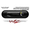 Metal Flames Chrome Decal Style Skin - fits Beats Pill
